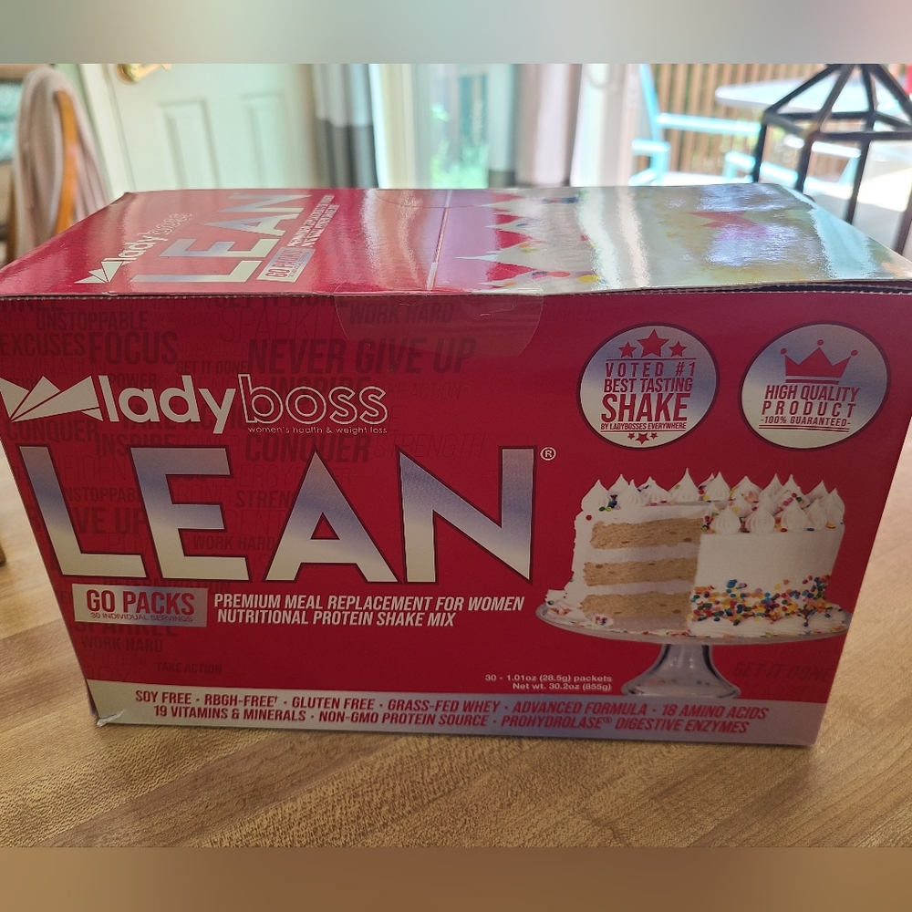 Lady Boss Lean Vanilla Cake Single Go Packs
